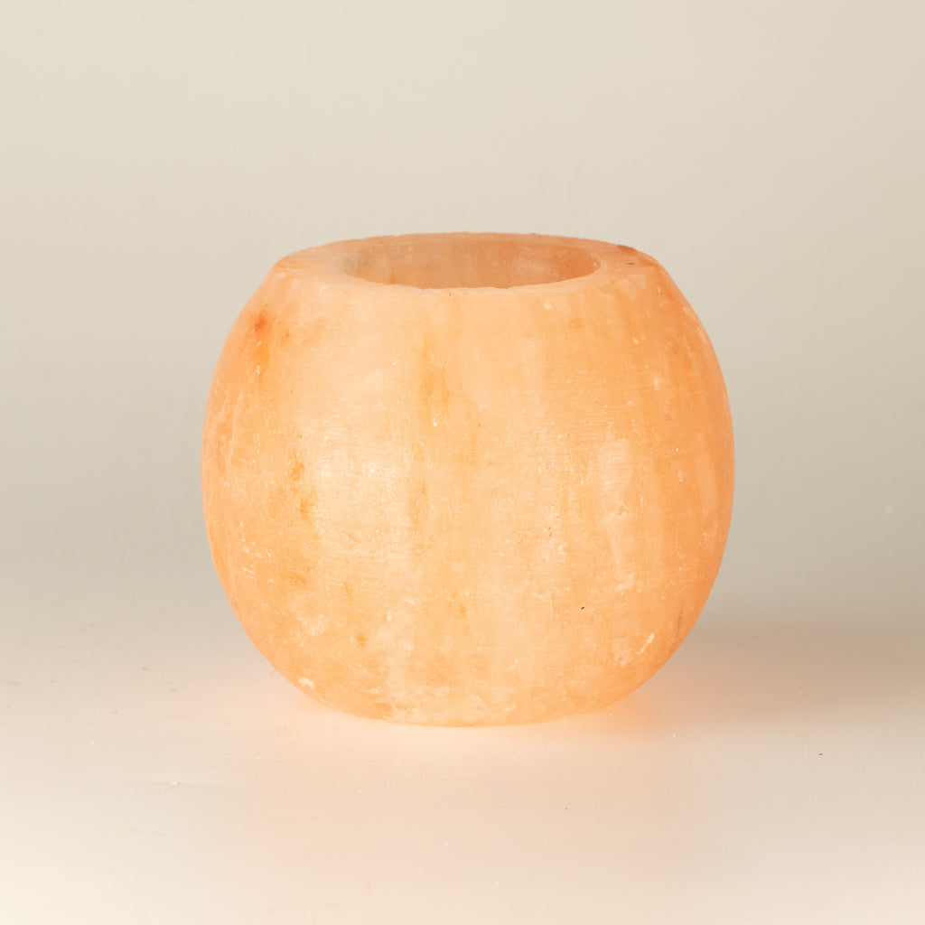 Himalayan Salt Candle Holder - Round – view 3