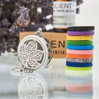 Aromatherapy Diffuser Necklace - Leaf 30mm – view 4