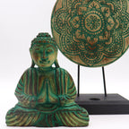 Buddha Feng Shui Set, Knot Mandala, Green Finish – view 6