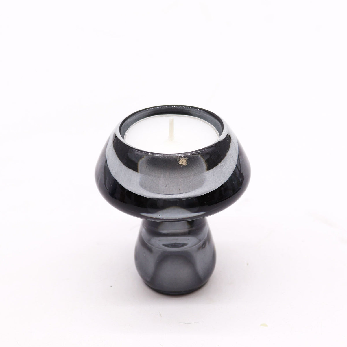 Mushroom Flip Candle Holder Set - Midnight Grey – view 3