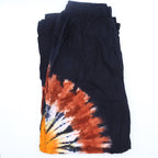 Japanese Style Lounge Pants - Black Chocolate and Orange - M – view 6
