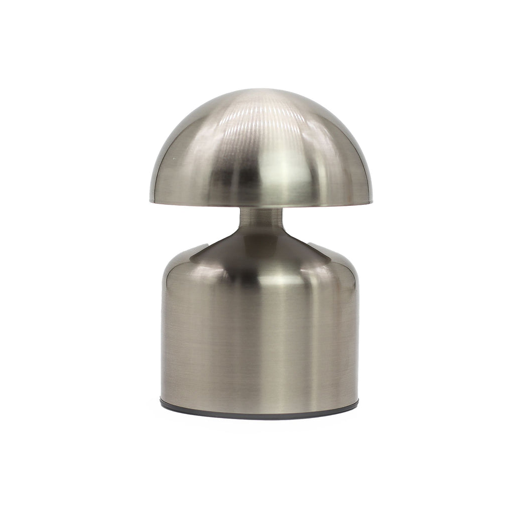 Touch Lamp, Silver Mushroom Dome, USB-C Rechargeable – view 2