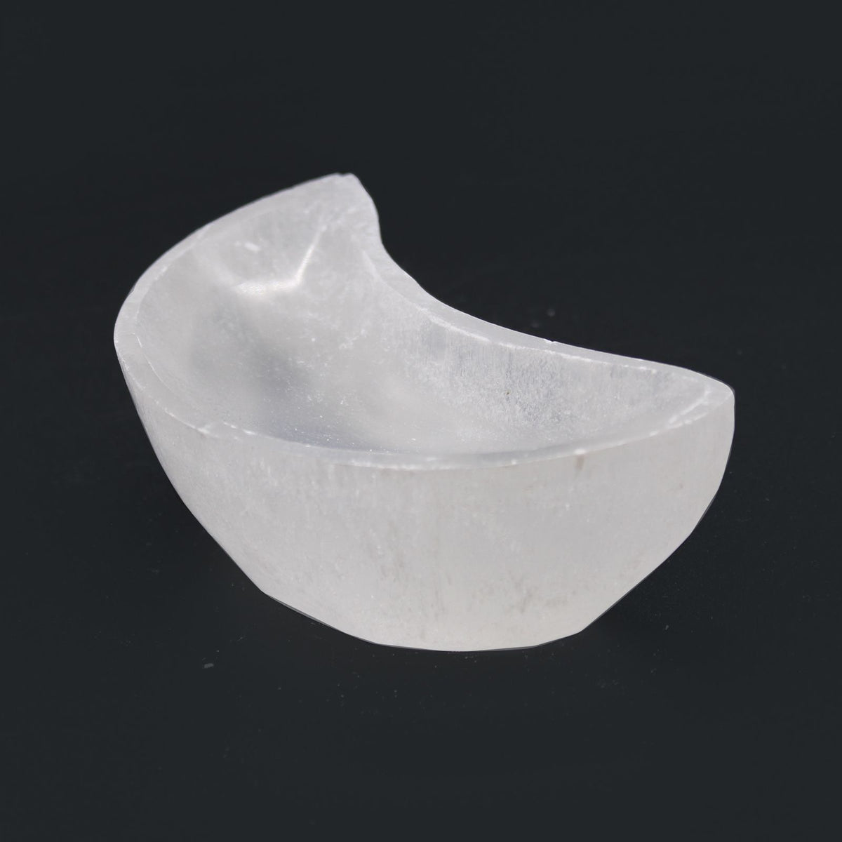 Selenite Moon Bowl - 10cm – view 2