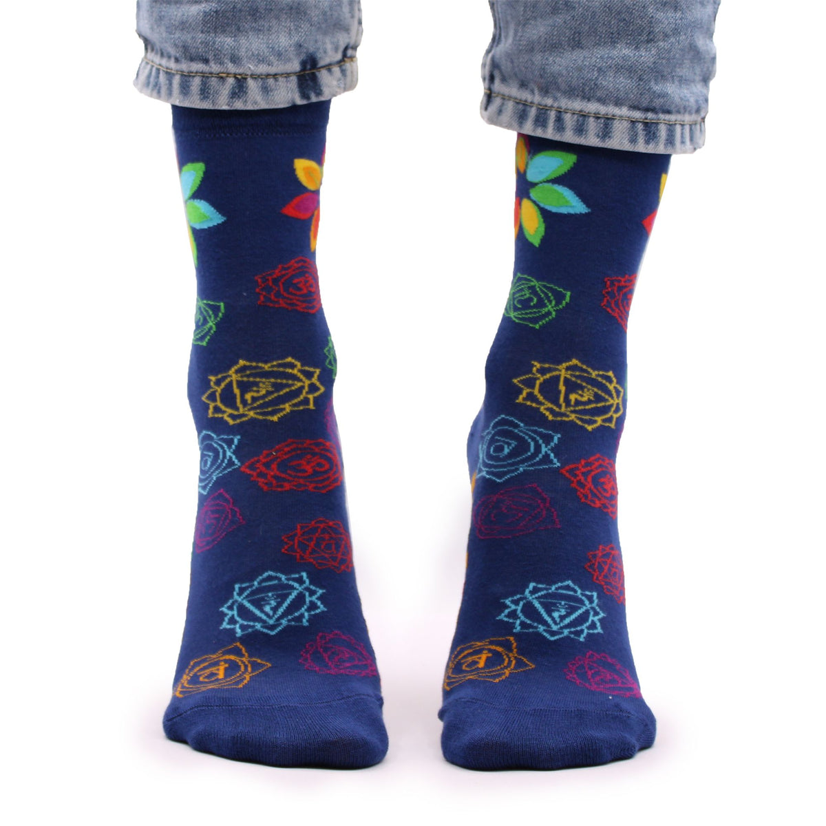Hop Hare Bamboo Socks (36-40) - Rainbow Chakra – view 4