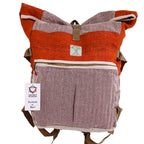 Hemp Trekking Rolling Backpack - Sunset Orange – view 2