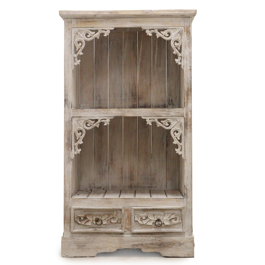 Albasia Wood Bathroom Cabinet - Whitewash, 120 x 66.7 cm – view 4