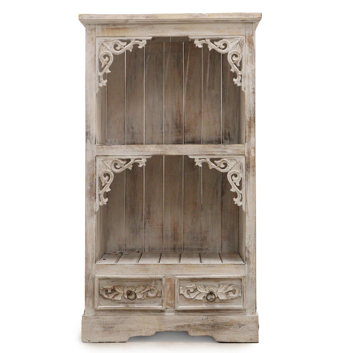 Albasia Wood Bathroom Cabinet - Whitewash, 120 x 66.7 cm – view 4