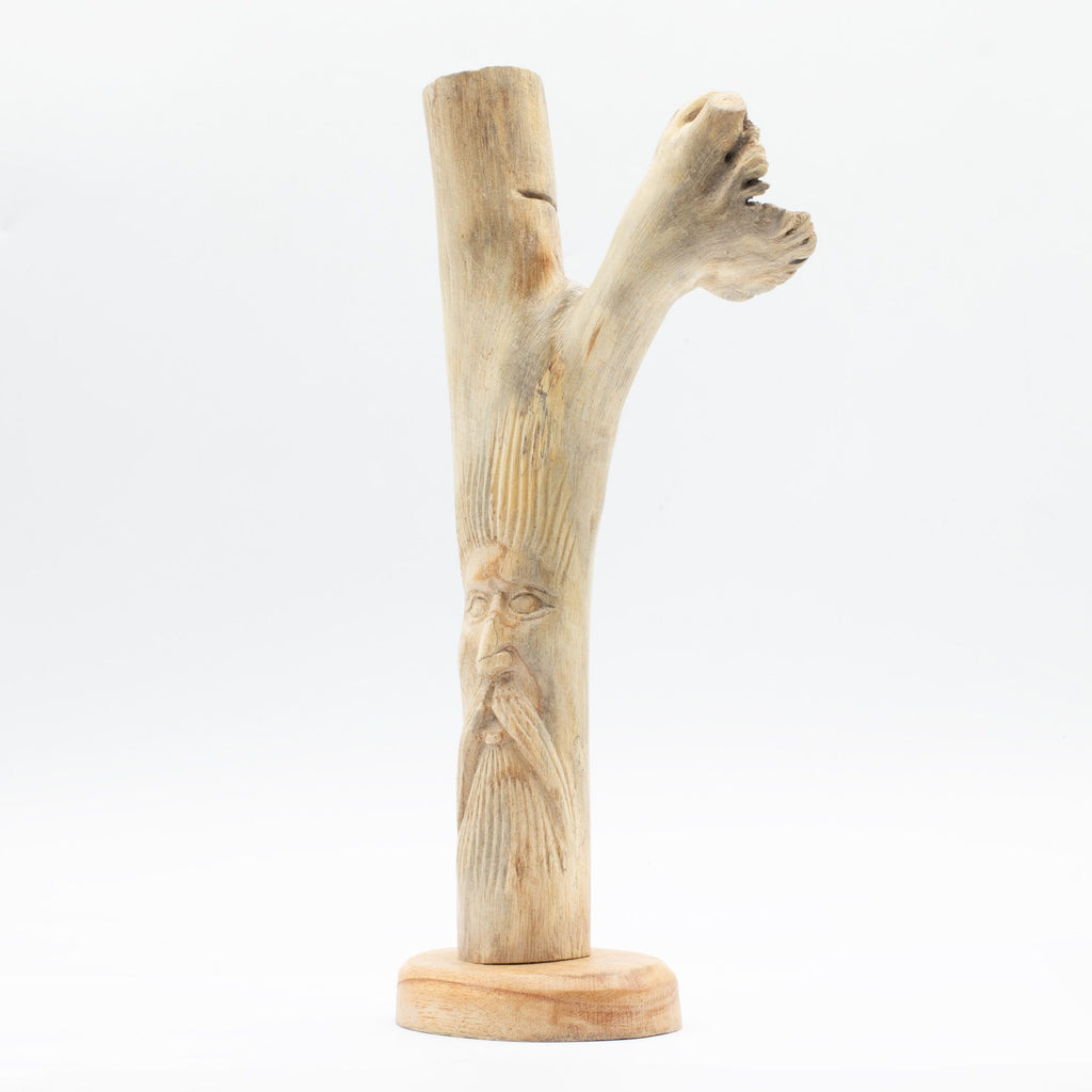 Parasite Wood Carving - Greenman Face – view 4