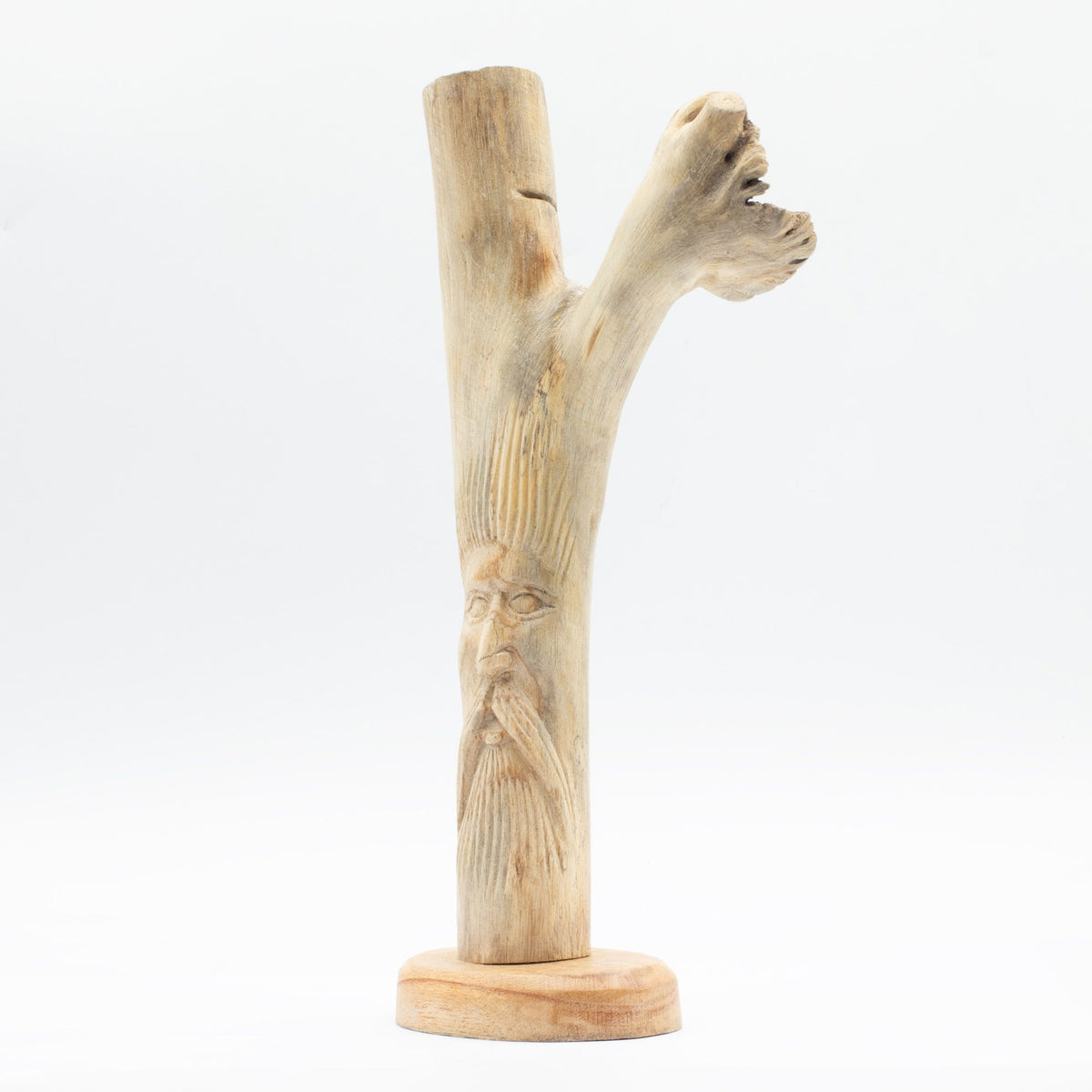 Parasite Wood Carving - Greenman Face – view 4