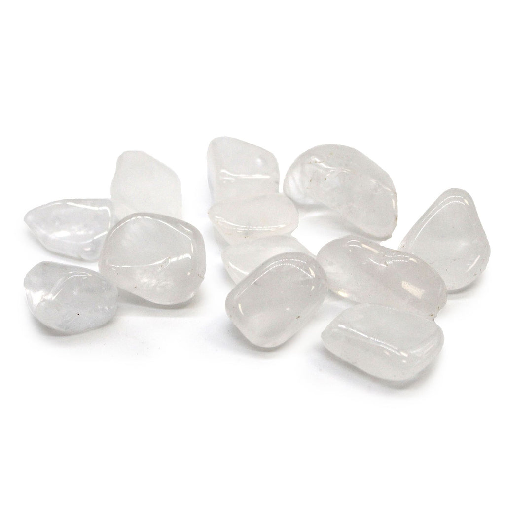 Pack of 24 Large Tumble Stones - Rock Crystal Grade A