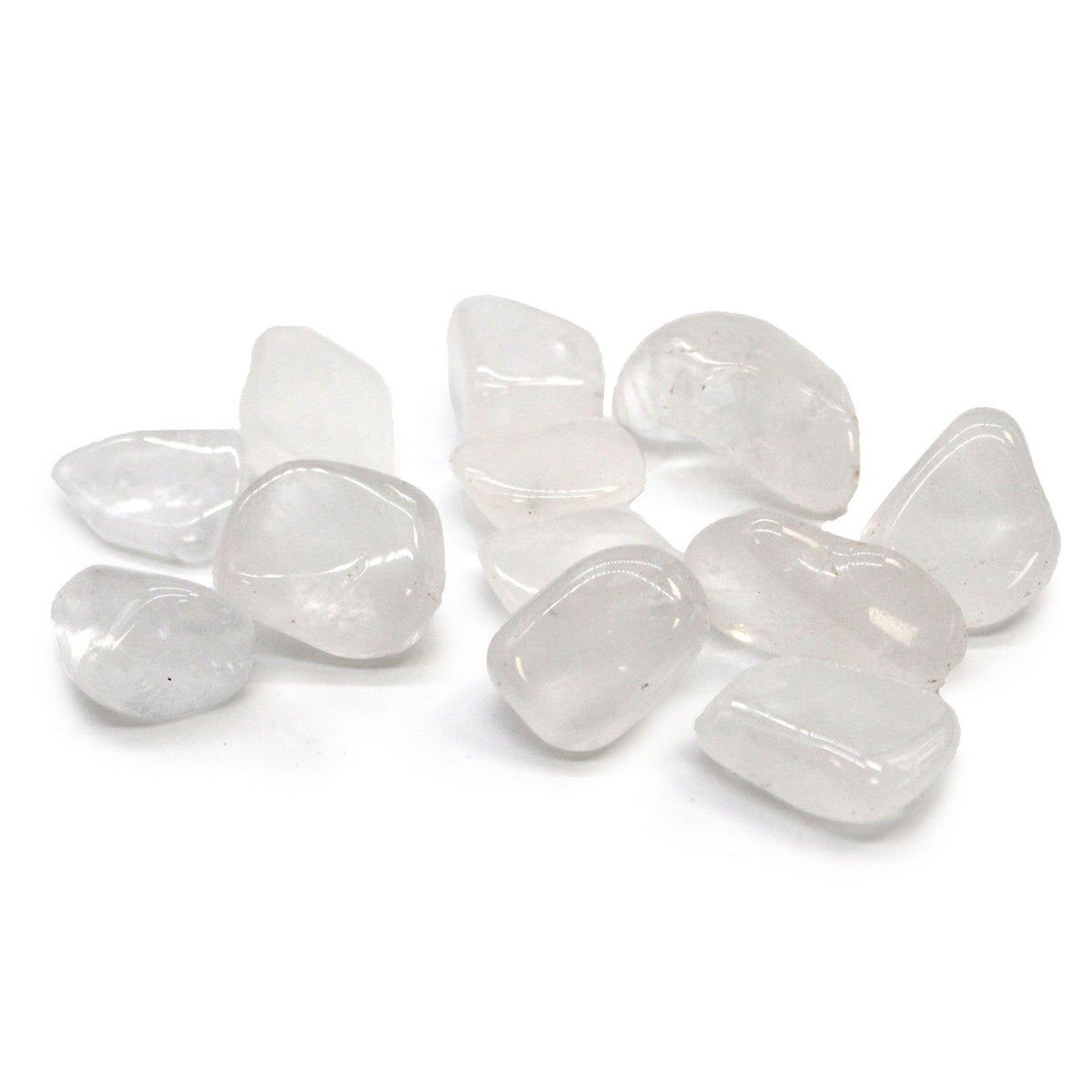 Pack of 24 Large Tumble Stones - Rock Crystal Grade A