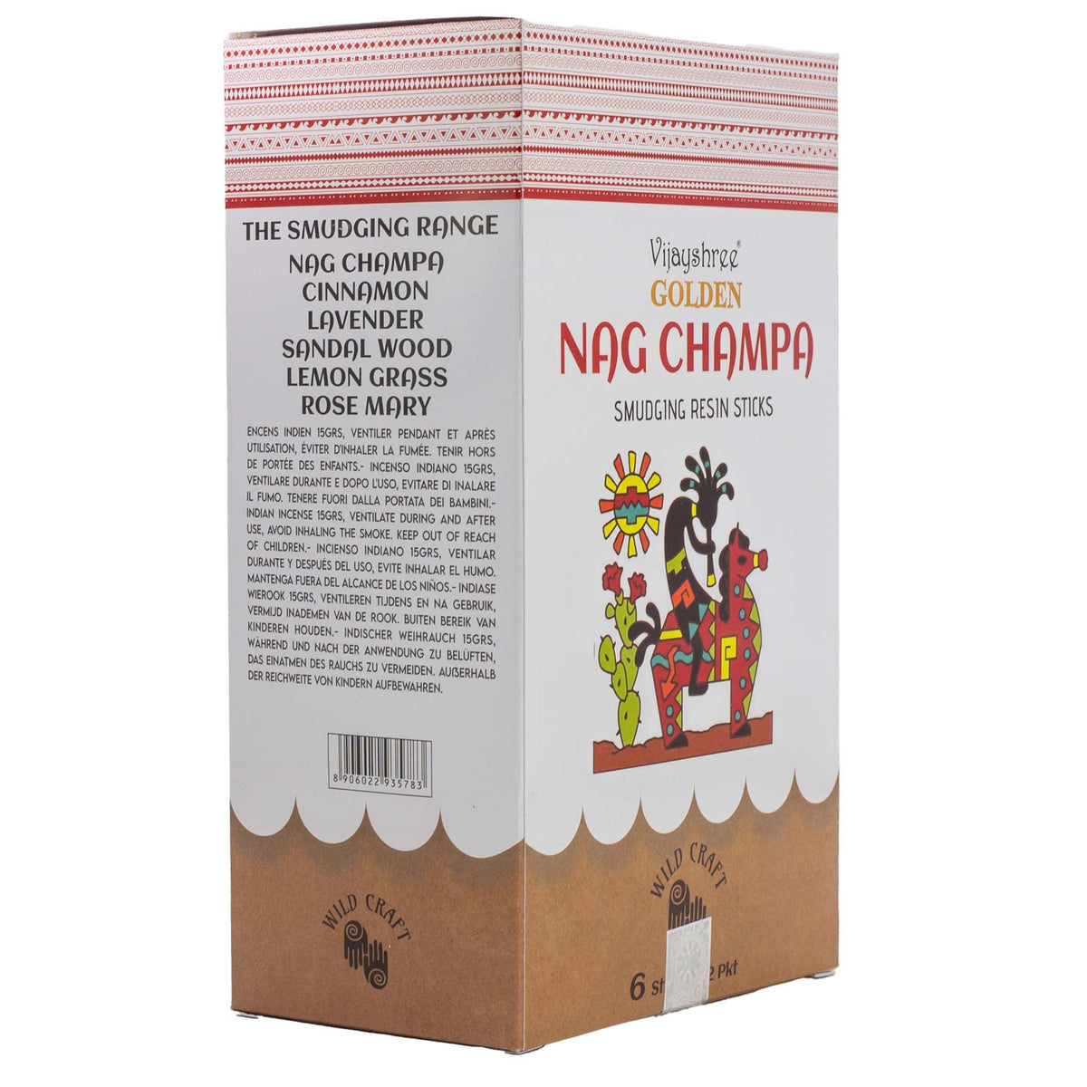 Golden Nag Champa Smudging Resin Sticks - 30g – view 6