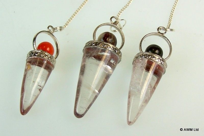 Rock Crystal Cone Pendulum - Assorted – view 2