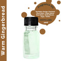 Warm Gingerbread Fragrance Oil 10ml – Pack of 10