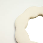 Squiggly Flower Mirror - Stone - 25.4 x 25.4 cm – view 2