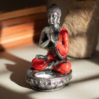 Red Buddha Candle Holder - Medium – view 5