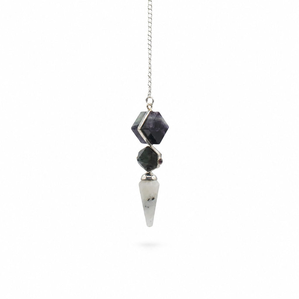 Psychic Gateway Pendulum - Fluorite & Labradorite – view 2
