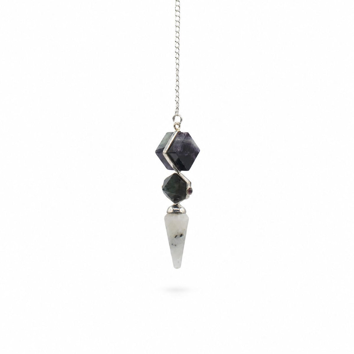 Psychic Gateway Pendulum - Fluorite & Labradorite – view 2