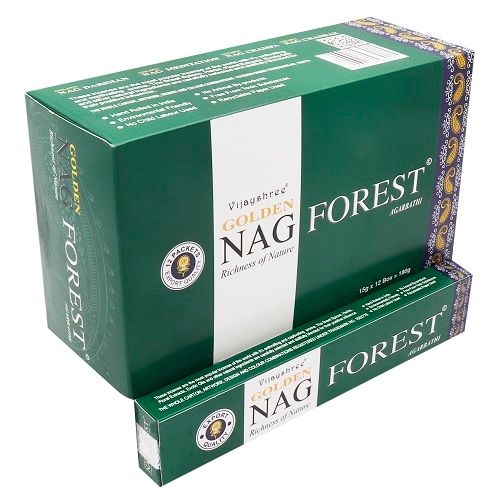 Golden Nag Forest Incense Sticks 15g Pack