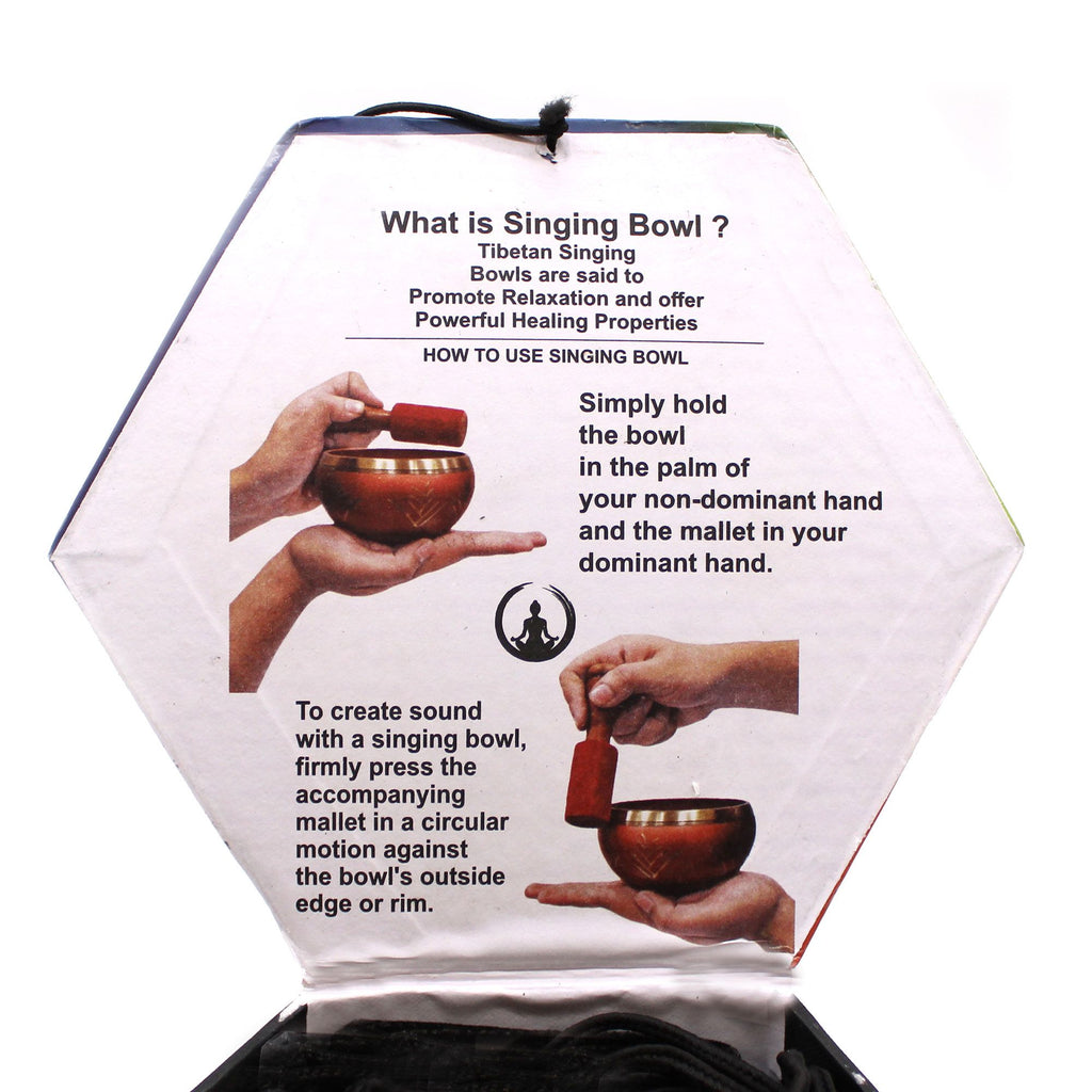 Yin and Yang Singing Bowl Set - White/Purple (10.7cm) – view 2