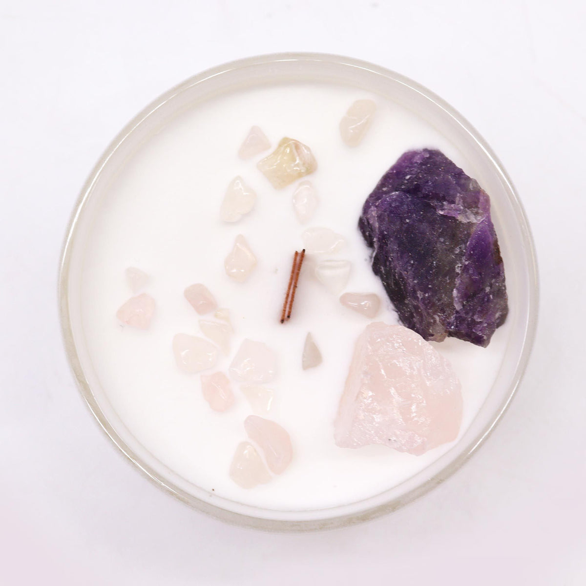 Third Eye Chakra Crystal Candle - Sweet Crystal Truth – view 5