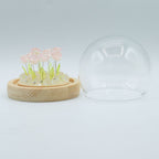 Floral Glow Dome - 10 Pink Roses, LED USB – view 2