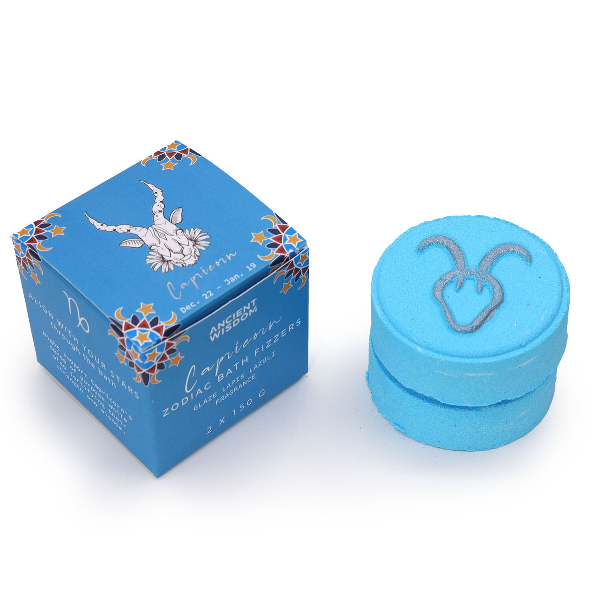 Set of Zodiac Bath Fizzers with Horoscope - Capricorn – view 2