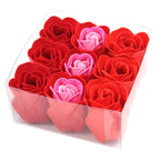 Set of 9 Soap Flowers - Red Roses – view 3