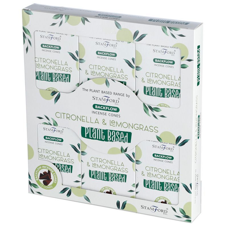 Stamford Backflow Incense Cones - Citronella & Lemongrass, 12 Pack – view 2