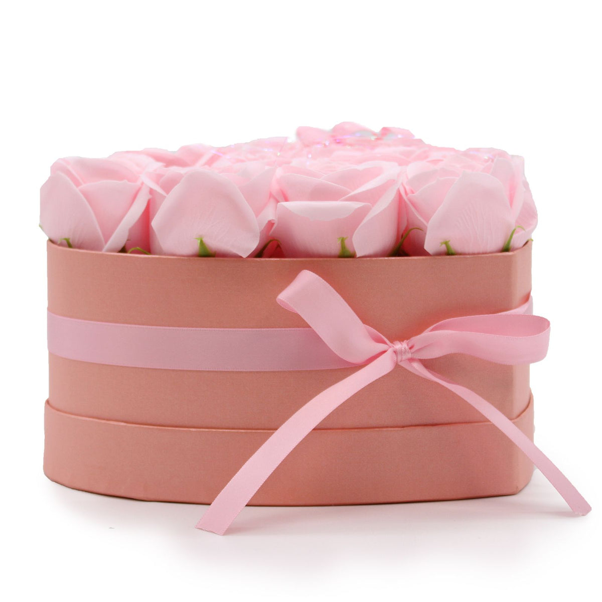 13 Pink Soap Roses Heart Gift Box – view 11