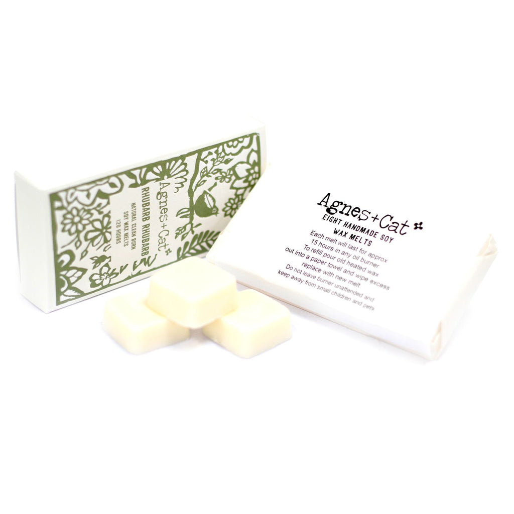 Agnes + Cat Rhubarb Rhubarb Soy Wax Melts, Box of 8 – view 2