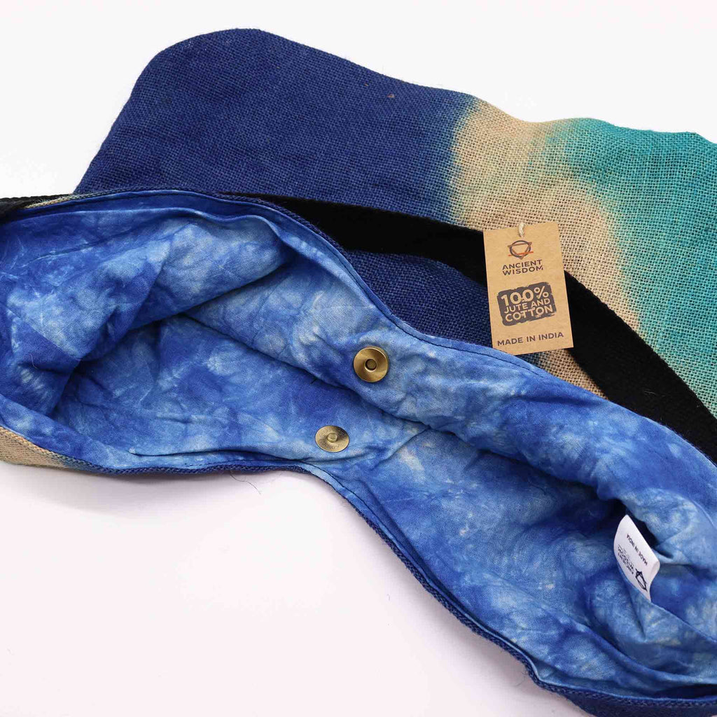 Soft Blend Shoulder Tote - Denim Blue – view 4