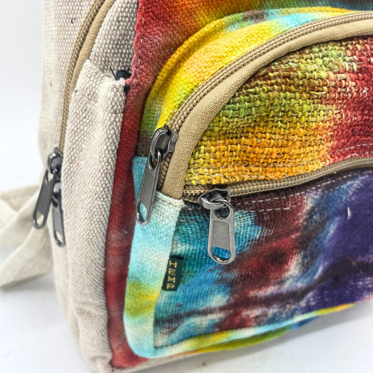 Tie-Dye Hemp Sling Shoulder Bag – view 5