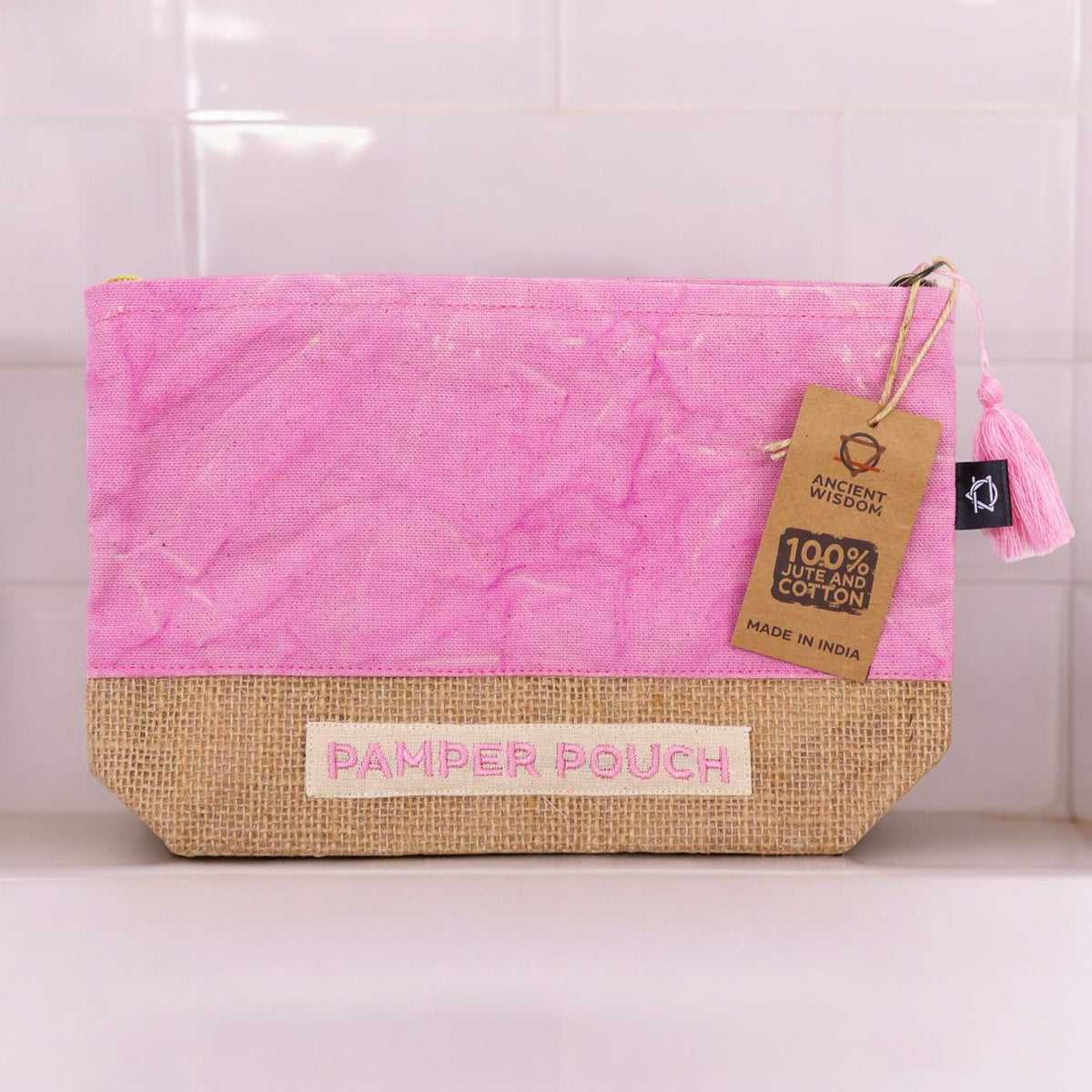 Pamper Pouch - Pink and Purple Stonewash – view 3