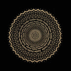 Oversized Tote Bag 14oz Stonewash - Freedom Mandala