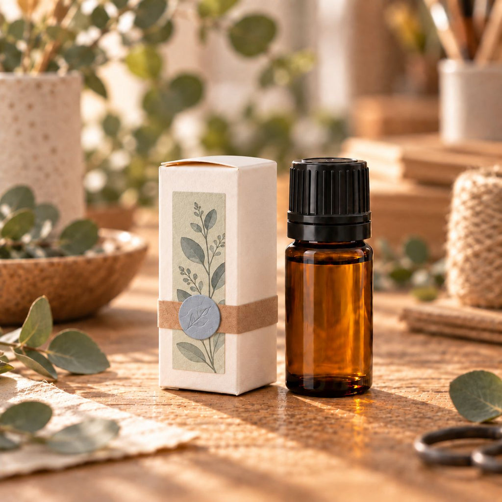 White Kraft Box for 10ml Essential Oil Bottle – view 5