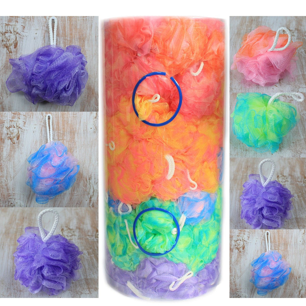 Pretty Variegated Bath Scrunchie – view 3