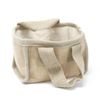 Mini Jute Shopping Basket 16x10x12cm Natural – view 5