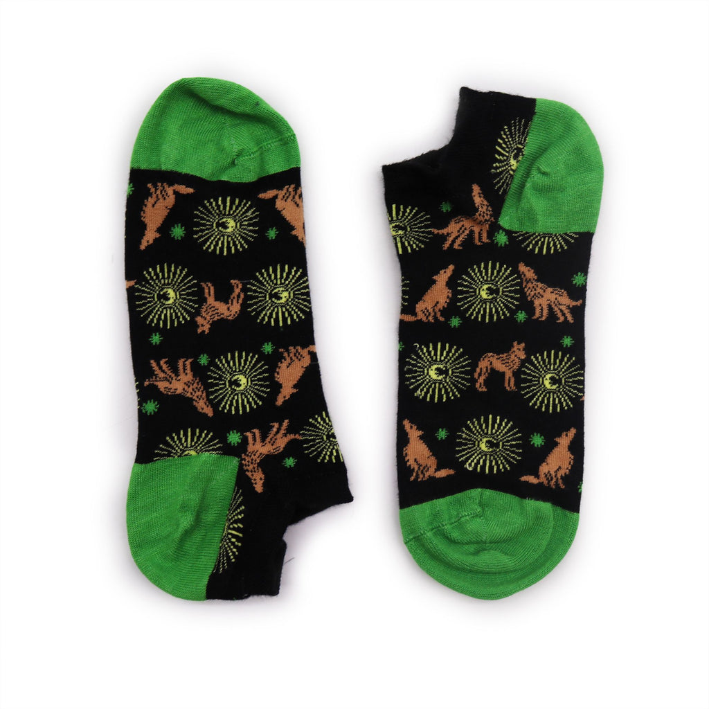 Hop Hare Bamboo Low Socks - Moonlight Wolves – view 2