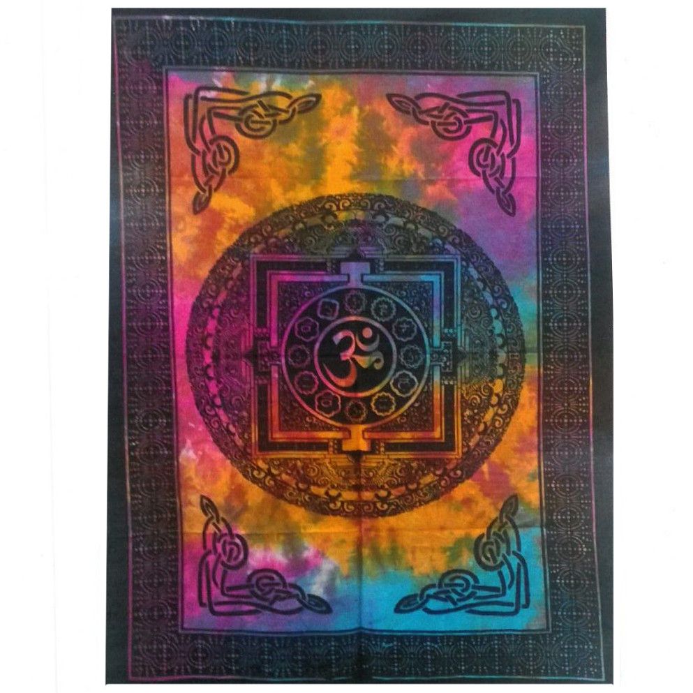 Cotton Wall Art (78x112cm) - Sacred Om