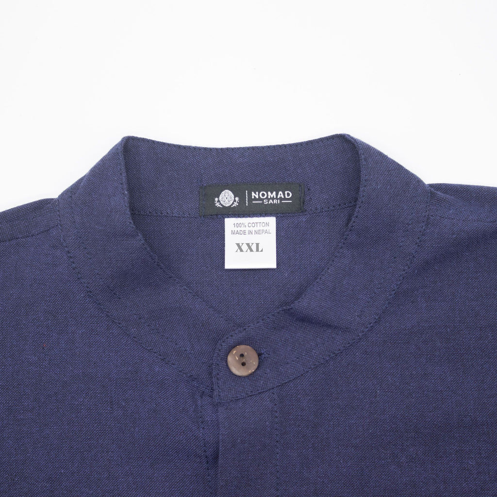 Nomad Sari Kathmandu Shirt - Indigo - XXL – view 10