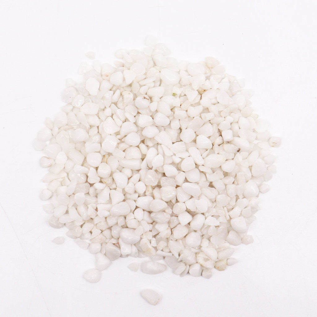 White Quartz Gemstone Chips - 1kg Bulk Bag – view 3
