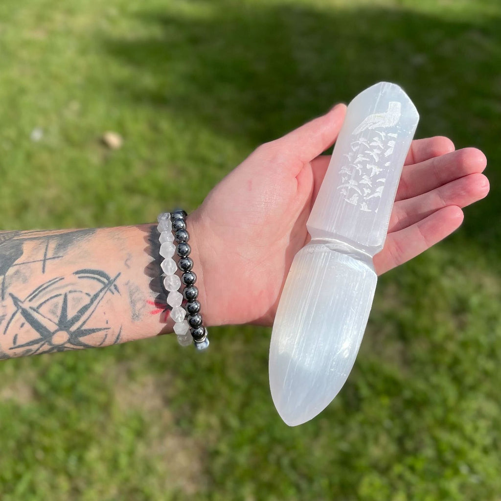 Selenite Ritual Knife - Releasing Bonds – view 4