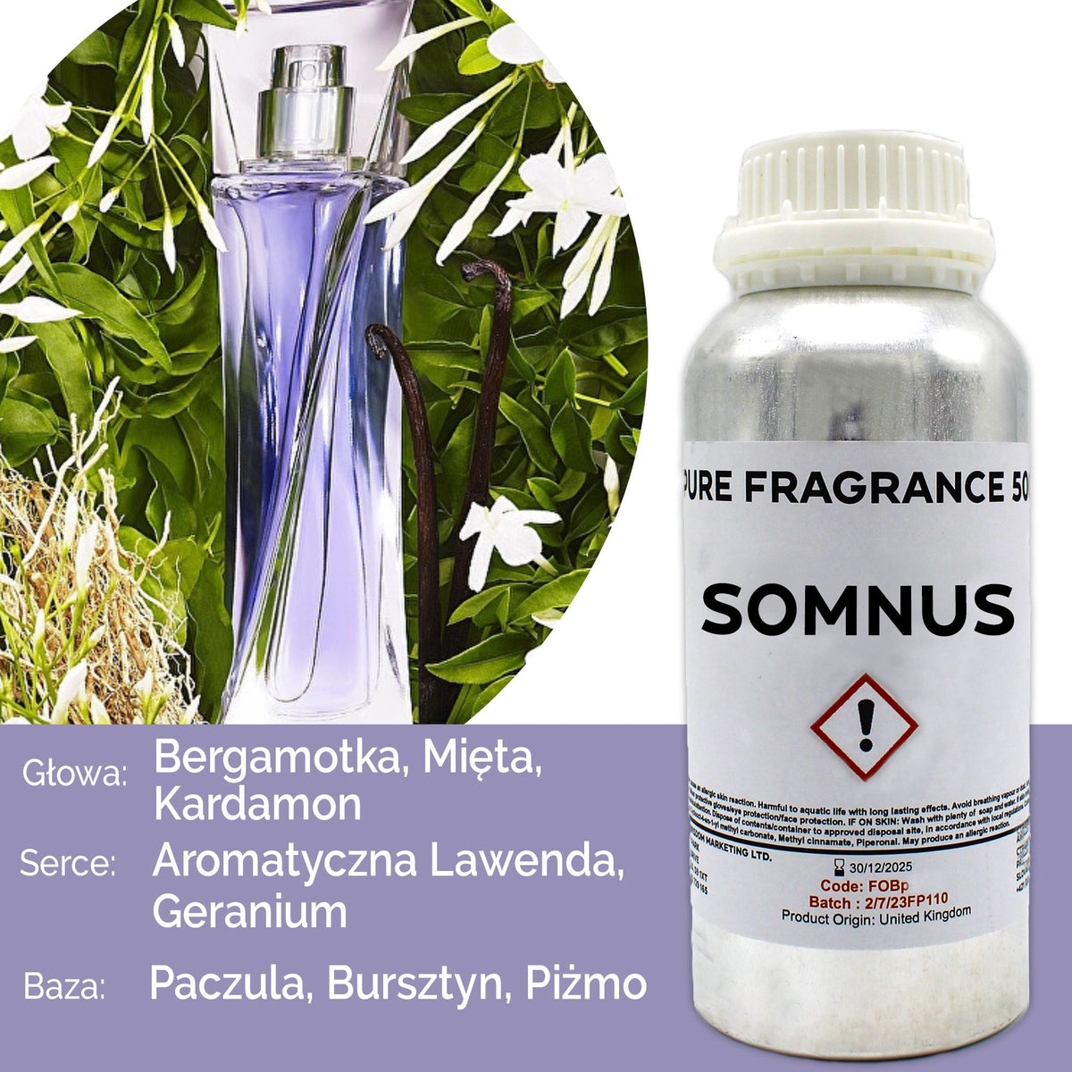 Somnus Pure Fragrance Oil - 500ml – view 2