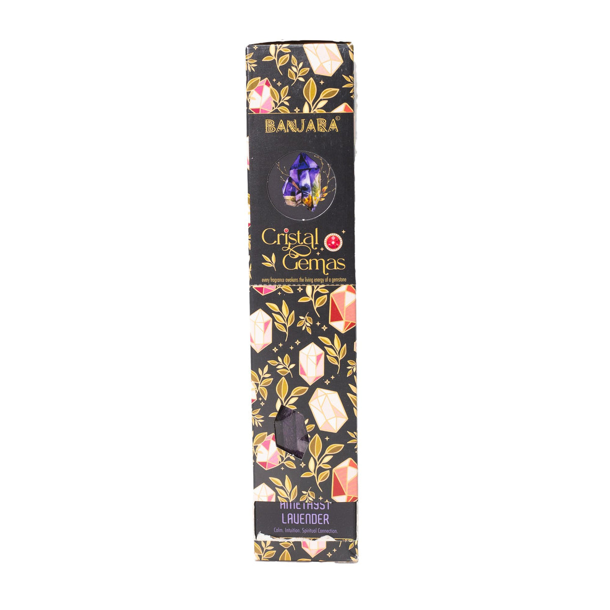 Lavender Incense Sticks with Amethyst Chip Stones