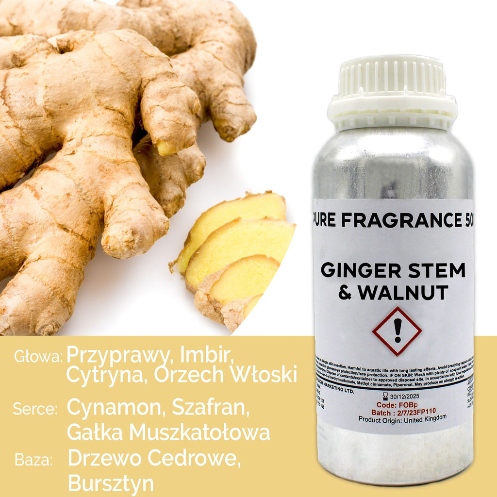 Ginger Stem & Walnut Pure Fragrance Oil - 500ml – view 7