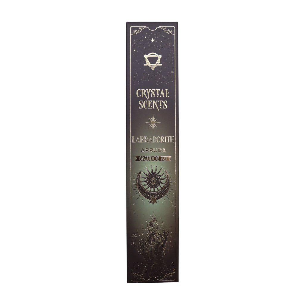 Labradorite Crystal Scents Smudge Incense Sticks - Arruda – view 4