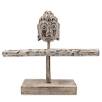 Single Branch and Buddha Jewellery Stand - Whitewash – view 4
