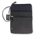 Stonewash Large Laptop Pouch - Charcoal - 30x40cm