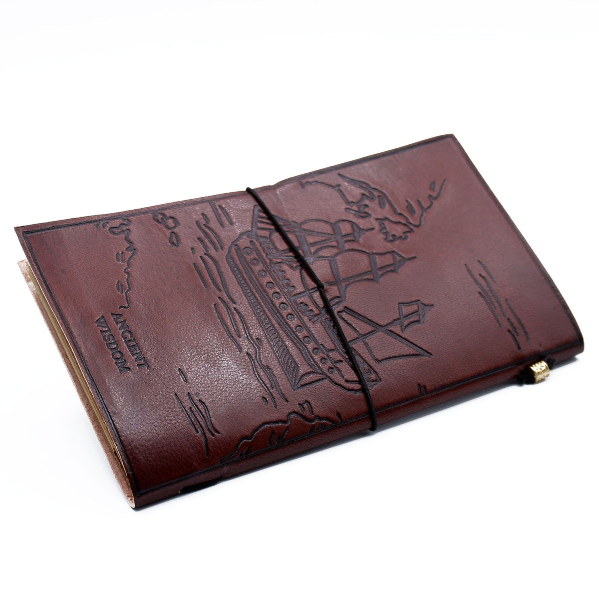 Leather Journal - Our Family Adventure Book - Brown (80 pages) – view 2